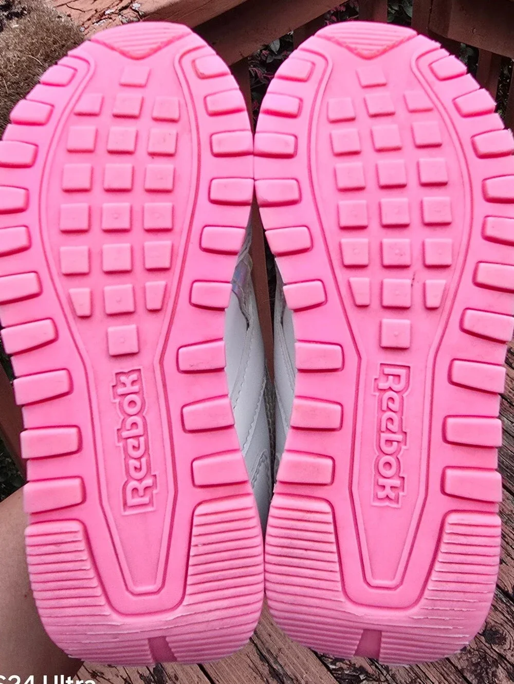 Sz 13 Toddler Girl's REEBOK CLASSIC White/Pink